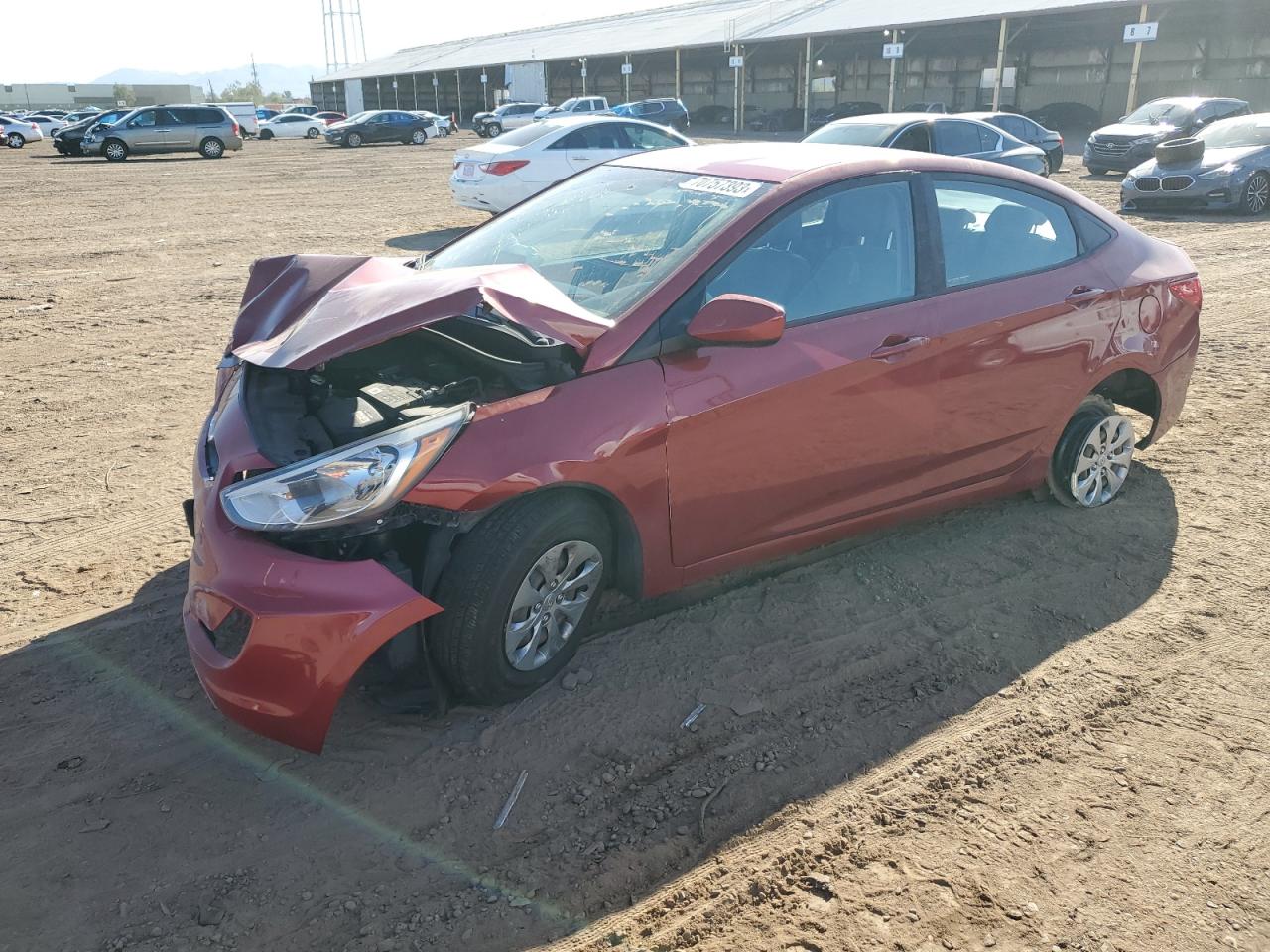 Image 1 of 2017 HYUNDAI ACCENT SE 2017 with VIN KMHCT4AE9HU378632