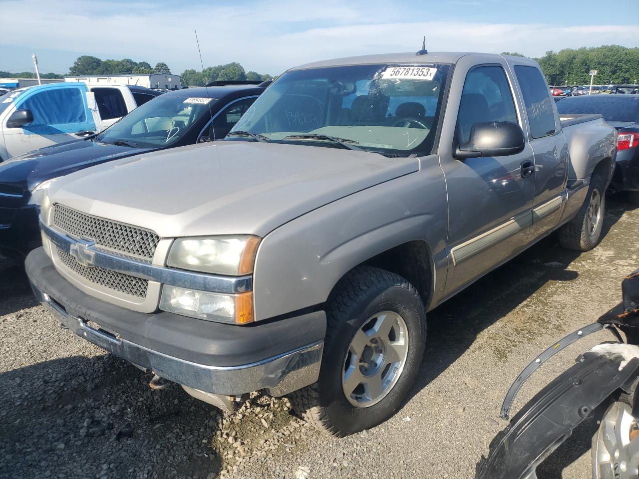 Изображение 2 2004 CHEVROLET SILVERADO K1500 2004 с VIN 1GCEK19T74Z134797