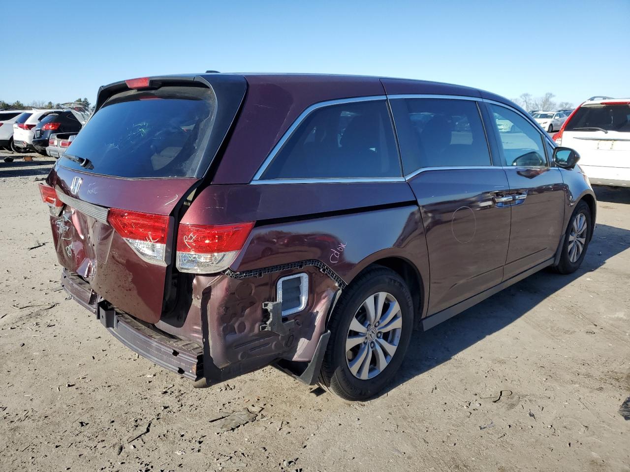Изображение 3 2015 HONDA ODYSSEY EXL 2015 с VIN 5FNRL5H61FB100879