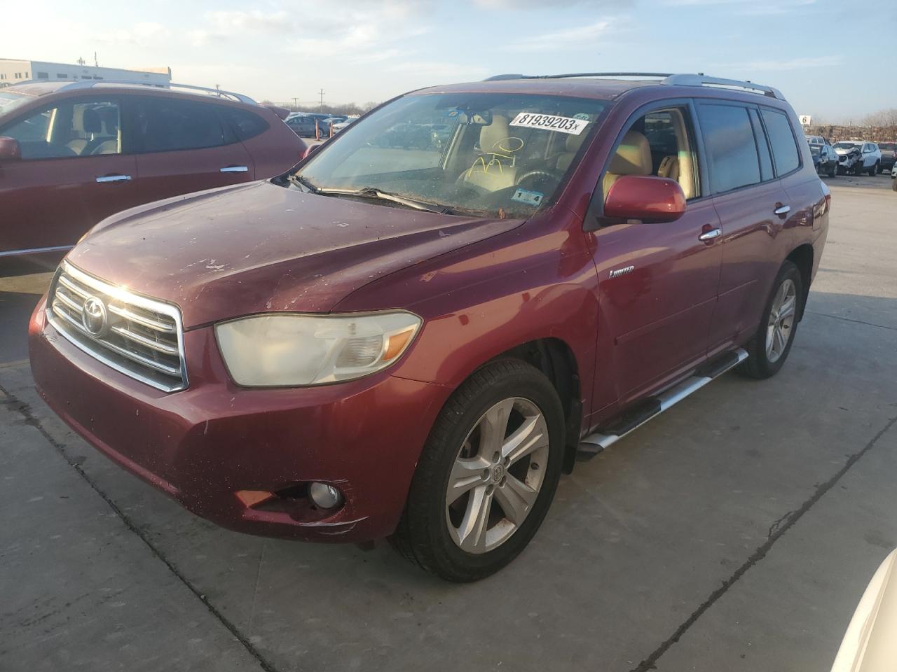 Изображение 1 2009 TOYOTA HIGHLANDER LIMITED 2009 с VIN JTEES42A192113725
