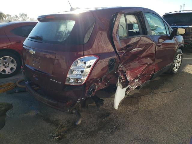 Image 3 of 2016 CHEVROLET TRAX LS 2016 with VIN 3GNCJKSB7GL258220