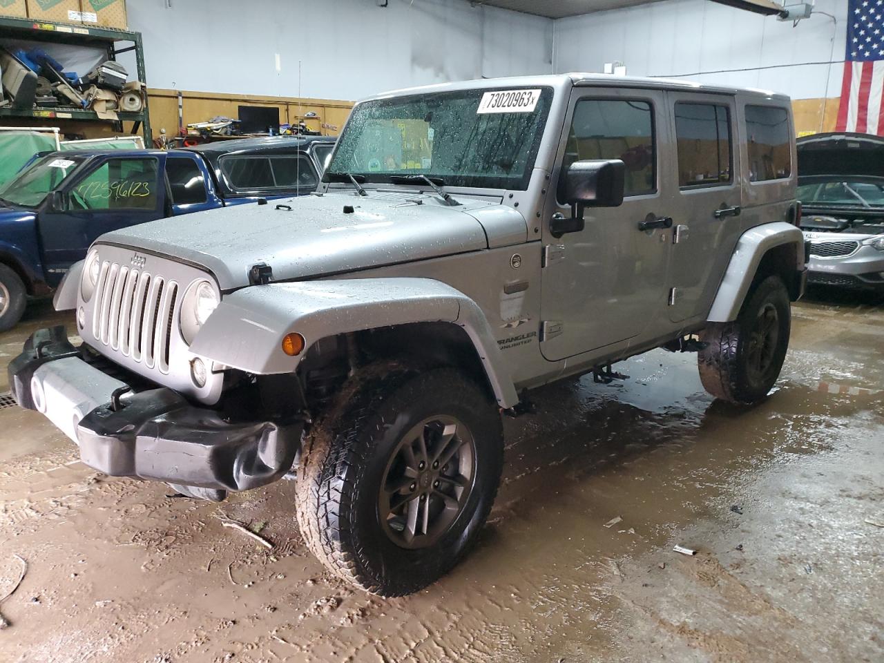 Image 1 of 2016 JEEP WRANGLER UNLIMITED SAHARA 2016 with VIN 1C4BJWEG5GL159538