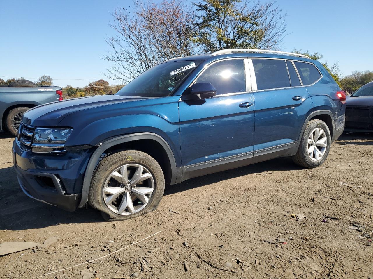 Изображение 1 2019 VOLKSWAGEN ATLAS SE 2019 с VIN 1V2DR2CA5KC592826