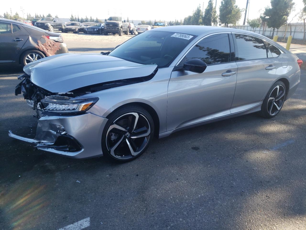 Изображение 1 2022 HONDA ACCORD SPORT 2022 с VIN 1HGCV1F36NA053519