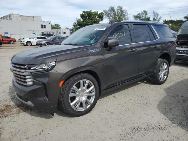 Image 1 of 2021 CHEVROLET TAHOE C1500 HIGH COUNTRY 2021 with VIN 1GNSCTKL8MR153727