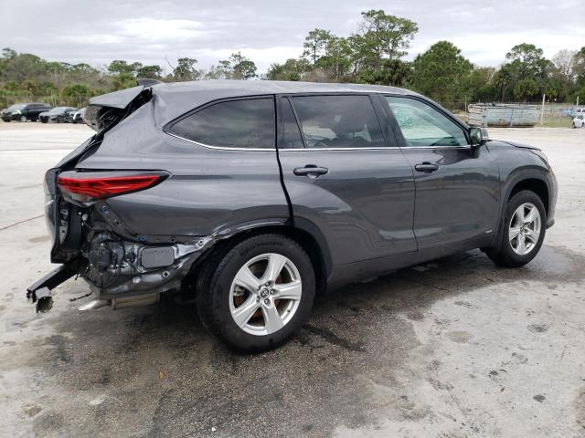 Image 3 of 2022 TOYOTA HIGHLANDER HYBRID LE 2022 with VIN 5TDBBRCH3NS559670