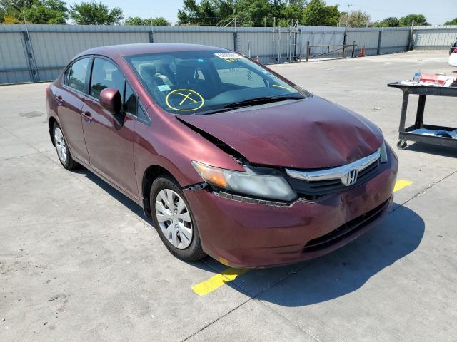 Image 1 of 2012 HONDA CIVIC LX 2012 with VIN 2HGFB2F50CH507775