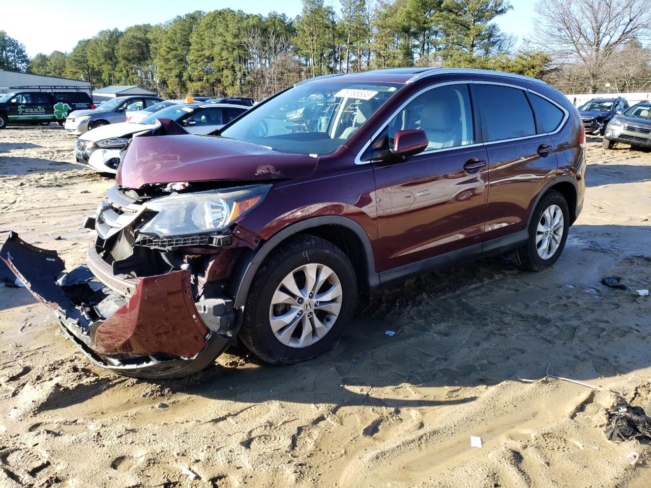 Изображение 1 2014 HONDA CR-V EXL 2014 с VIN 5J6RM4H70EL012816