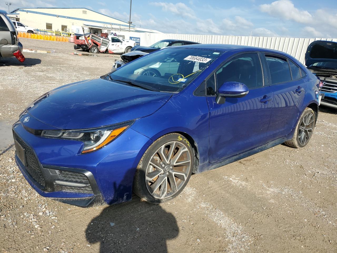Obraz 1 z 2020 TOYOTA COROLLA SE 2020 z VIN JTDS4RCE1LJ042460