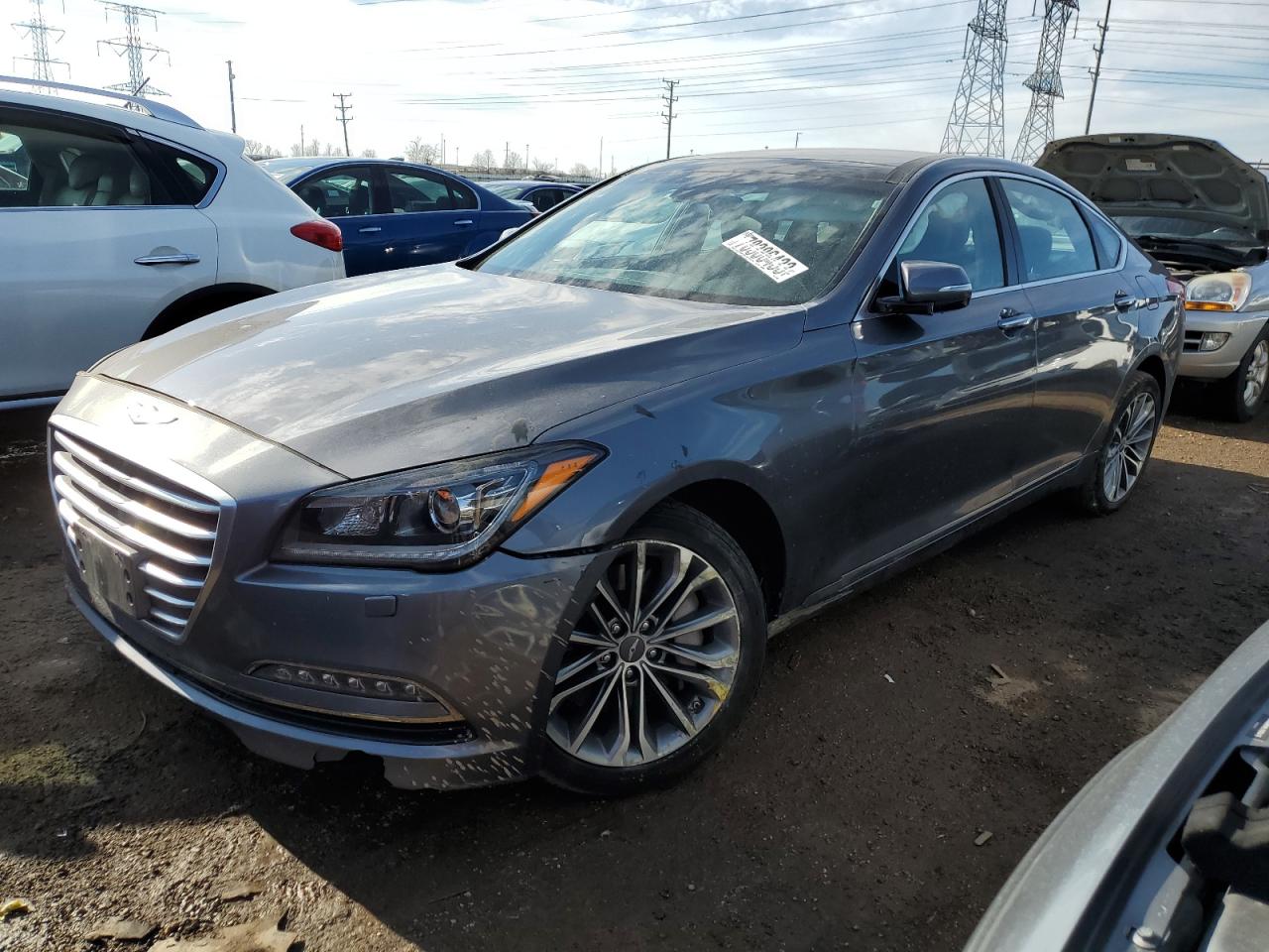 Obraz 1 z 2016 HYUNDAI GENESIS 3.8L 2016 z VIN KMHGN4JE0GU121806