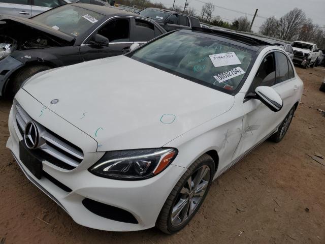 Image 1 of 2017 MERCEDES-BENZ C 300 4MATIC 2017 with VIN WDDWF4KB9HR254799