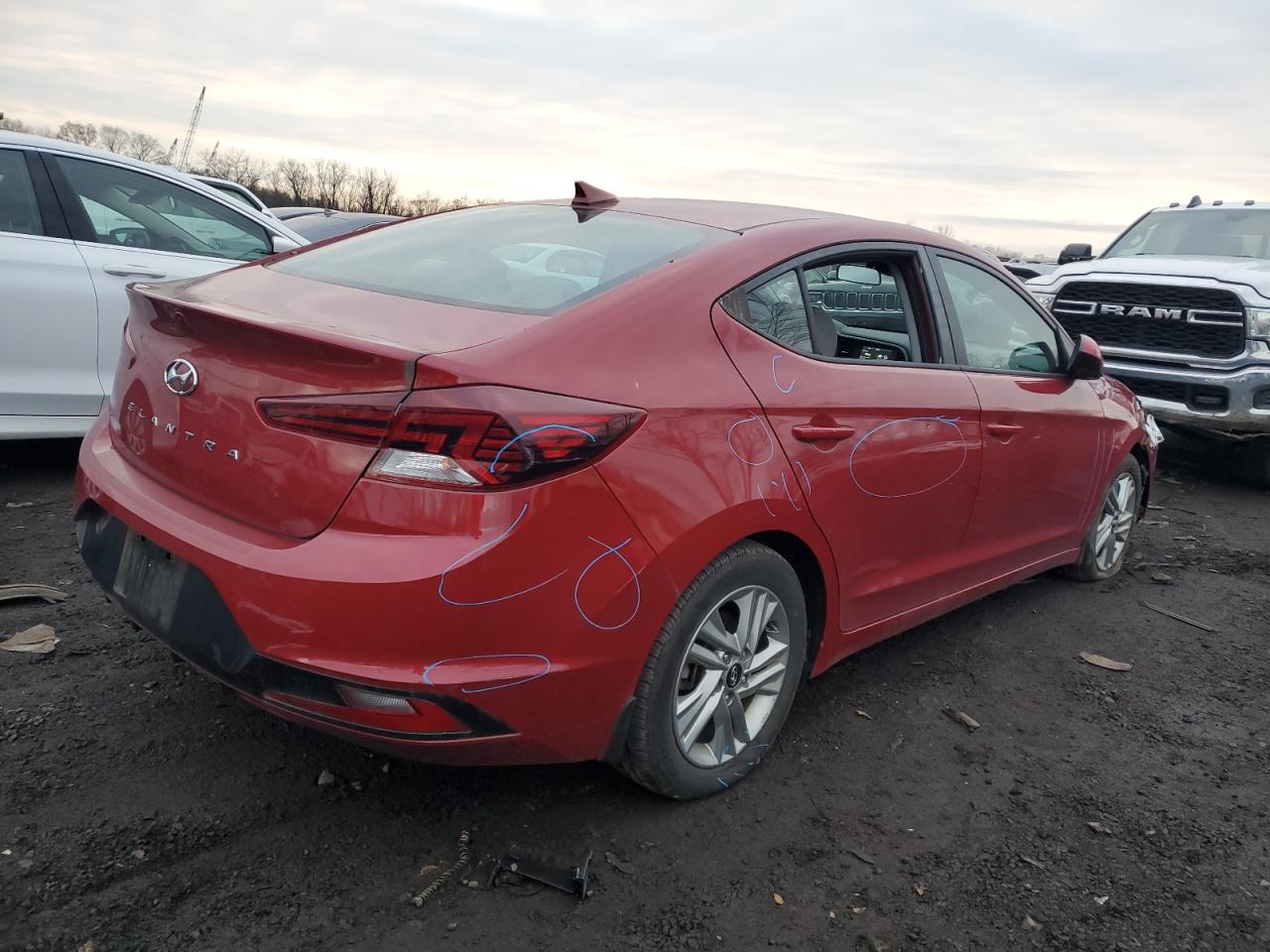 Изображение 3 2020 HYUNDAI ELANTRA SEL 2020 с VIN KMHD84LF1LU021837