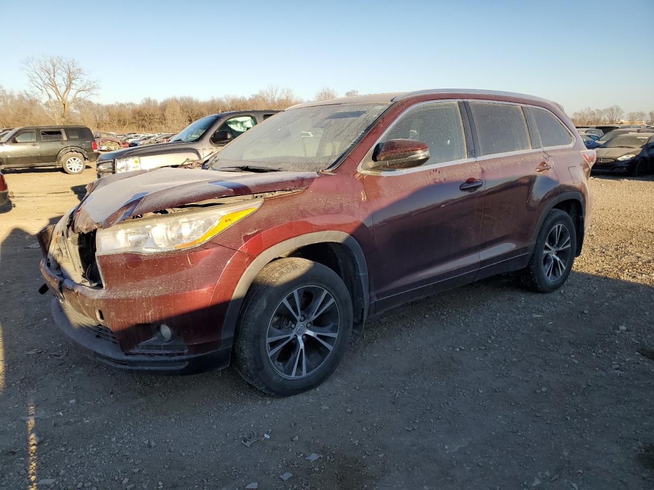 Изображение 1 2014 TOYOTA HIGHLANDER XLE 2014 с VIN 5TDJKRFH2ES059166