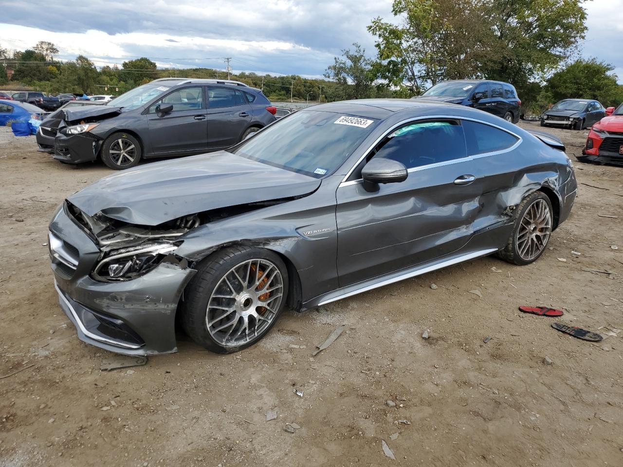Image 1 of 2017 MERCEDES-BENZ C 63 AMG-S 2017 with VIN WDDWJ8HB2HF447908