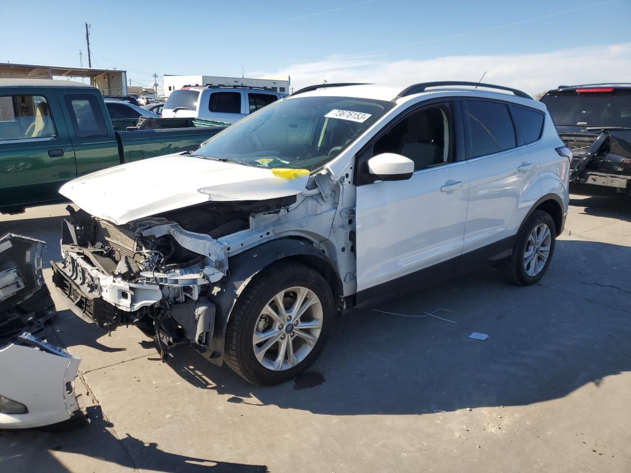 Image 1 of 2018 FORD ESCAPE SE 2018 with VIN 1FMCU0GD8JUC88222