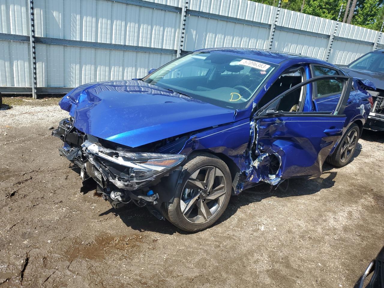Image 1 of 2023 HYUNDAI ELANTRA SEL 2023 with VIN KMHLS4AGXPU510249