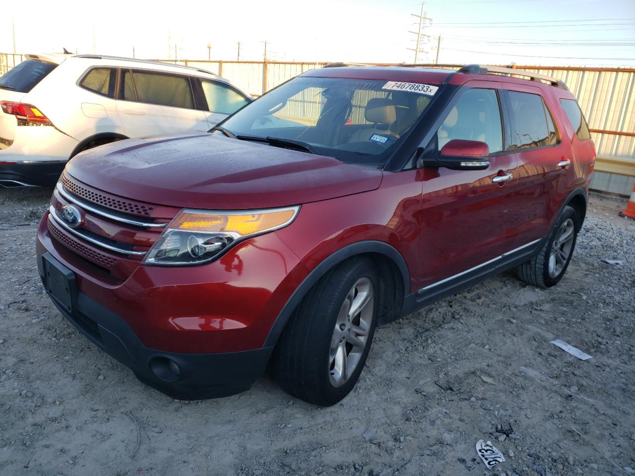Image 1 of 2015 FORD EXPLORER LIMITED 2015 with VIN 1FM5K7F85FGB24895