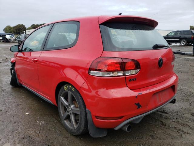 Image 2 of 2010 VOLKSWAGEN GTI  2010 with VIN WVWFV7AJ3AW364262