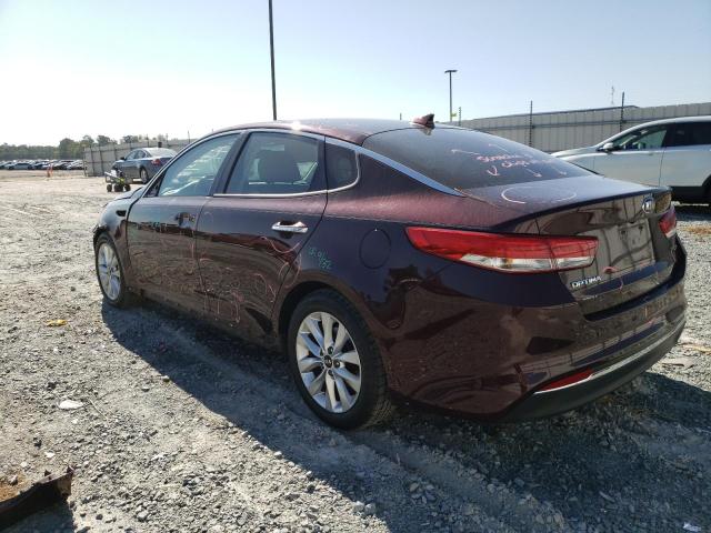 Image 2 of 2018 KIA OPTIMA EX 2018 with VIN 5XXGU4L37JG244969