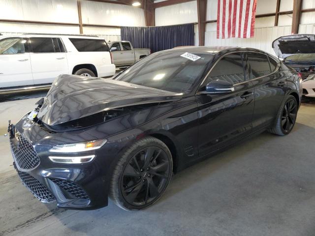 Image 1 of 2023 GENESIS G70 BASE 2023 with VIN KMTG34TA6PU104420