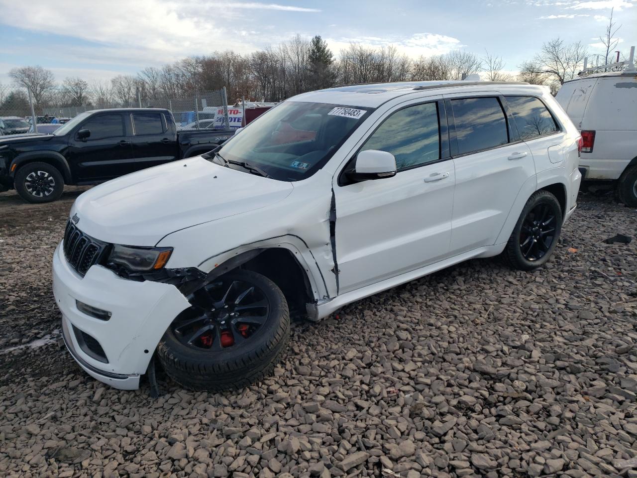 Image 1 of 2019 JEEP GRAND CHEROKEE OVERLAND 2019 with VIN 1C4RJFCG5KC825615