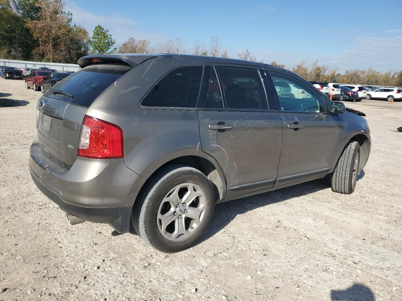 Image 3 of 2014 FORD EDGE SEL 2014 with VIN 2FMDK3JCXEBB74228