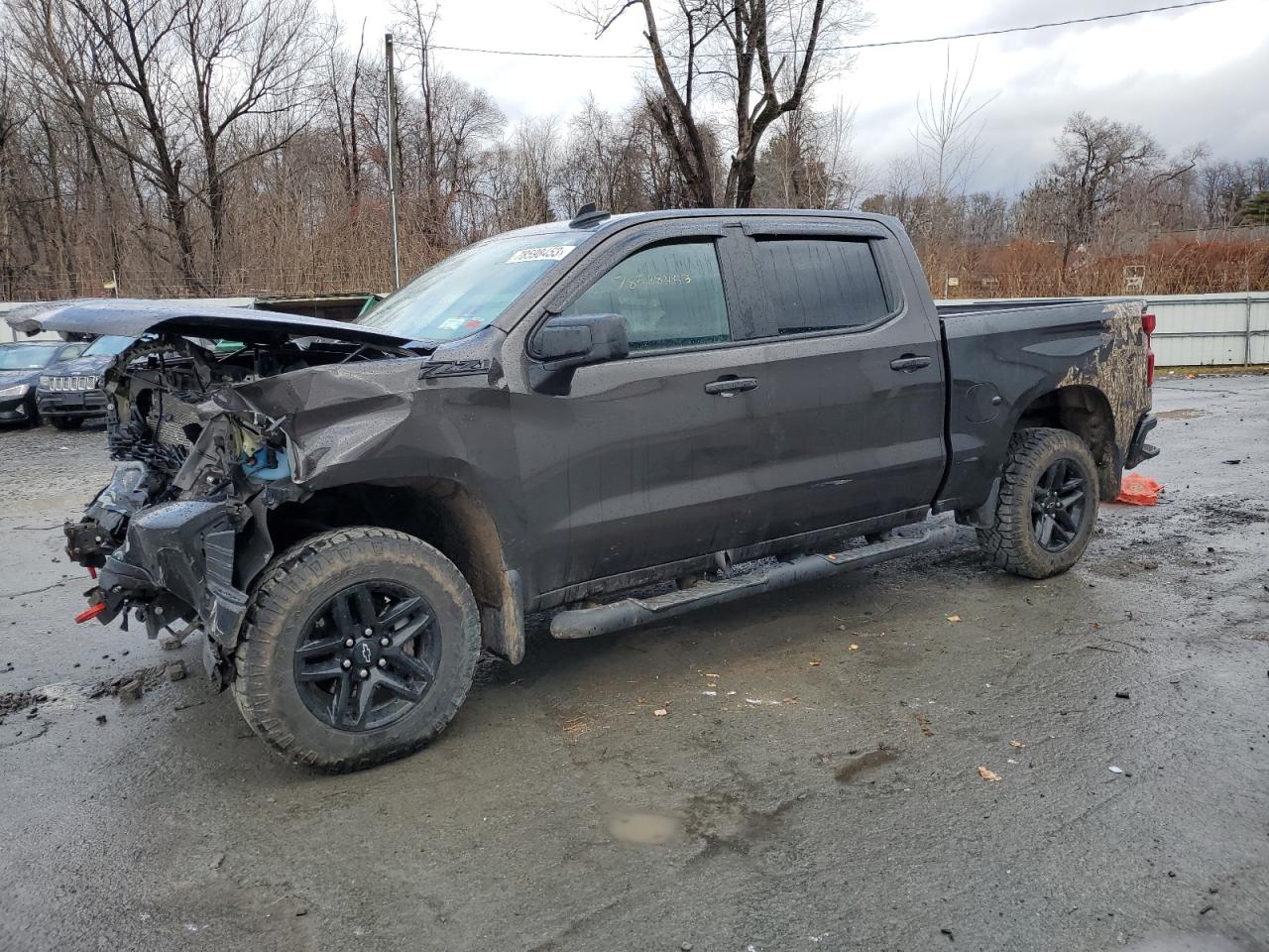 Изображение 1 2021 CHEVROLET SILVERADO K1500 TRAIL BOSS CUSTOM 2021 с VIN 3GCPYCEF6MG321726