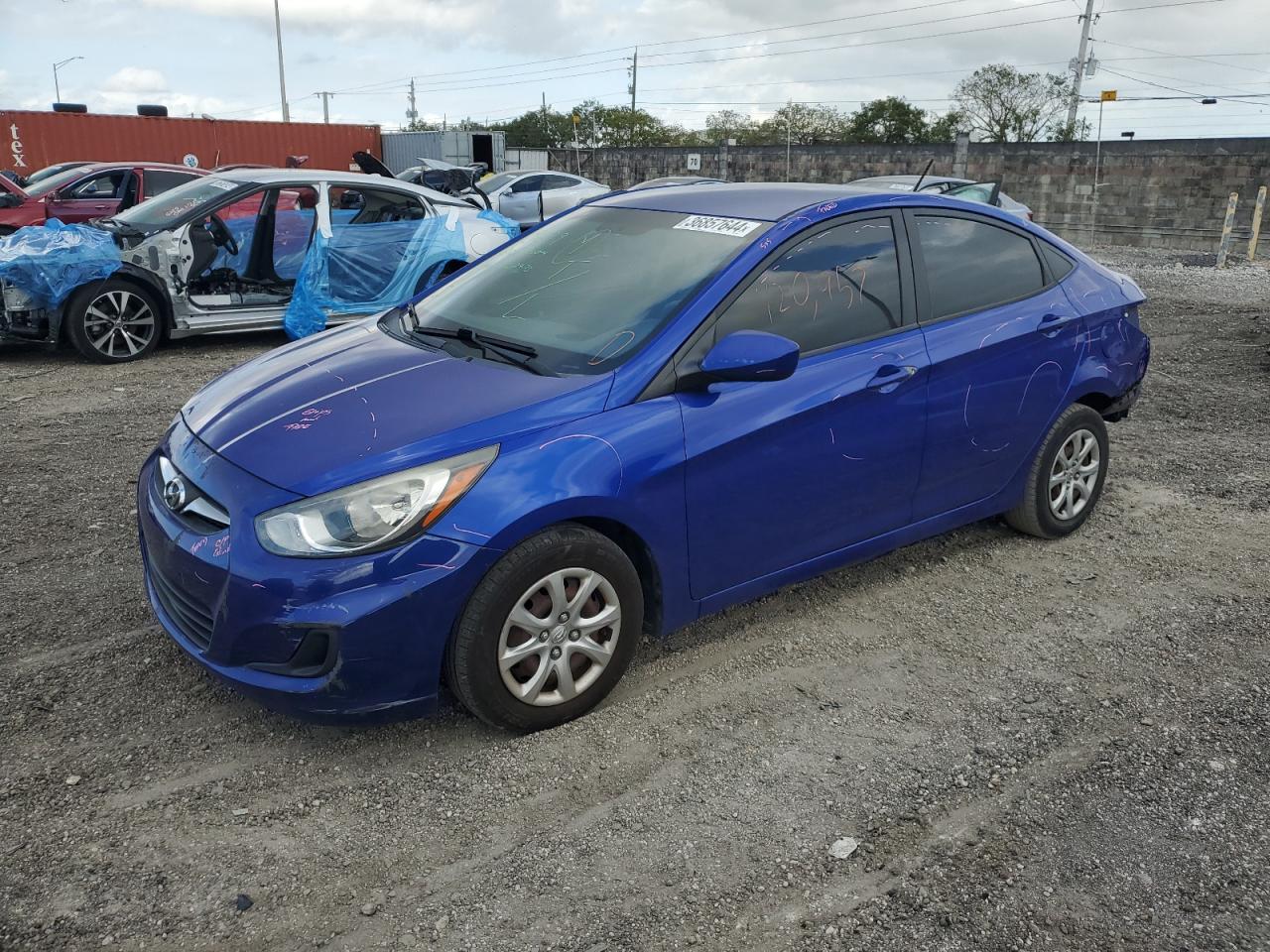 Image 1 of 2013 HYUNDAI ACCENT GLS 2013 with VIN KMHCT4AE6DU455435