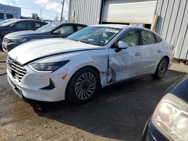 Image 1 of 2022 HYUNDAI SONATA HYBRID 2022 with VIN KMHL34JJ2NA038197