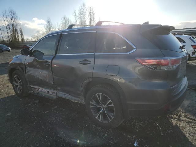 Изображение 2 2016 TOYOTA HIGHLANDER XLE 2016 с VIN 5TDJKRFH1GS328874