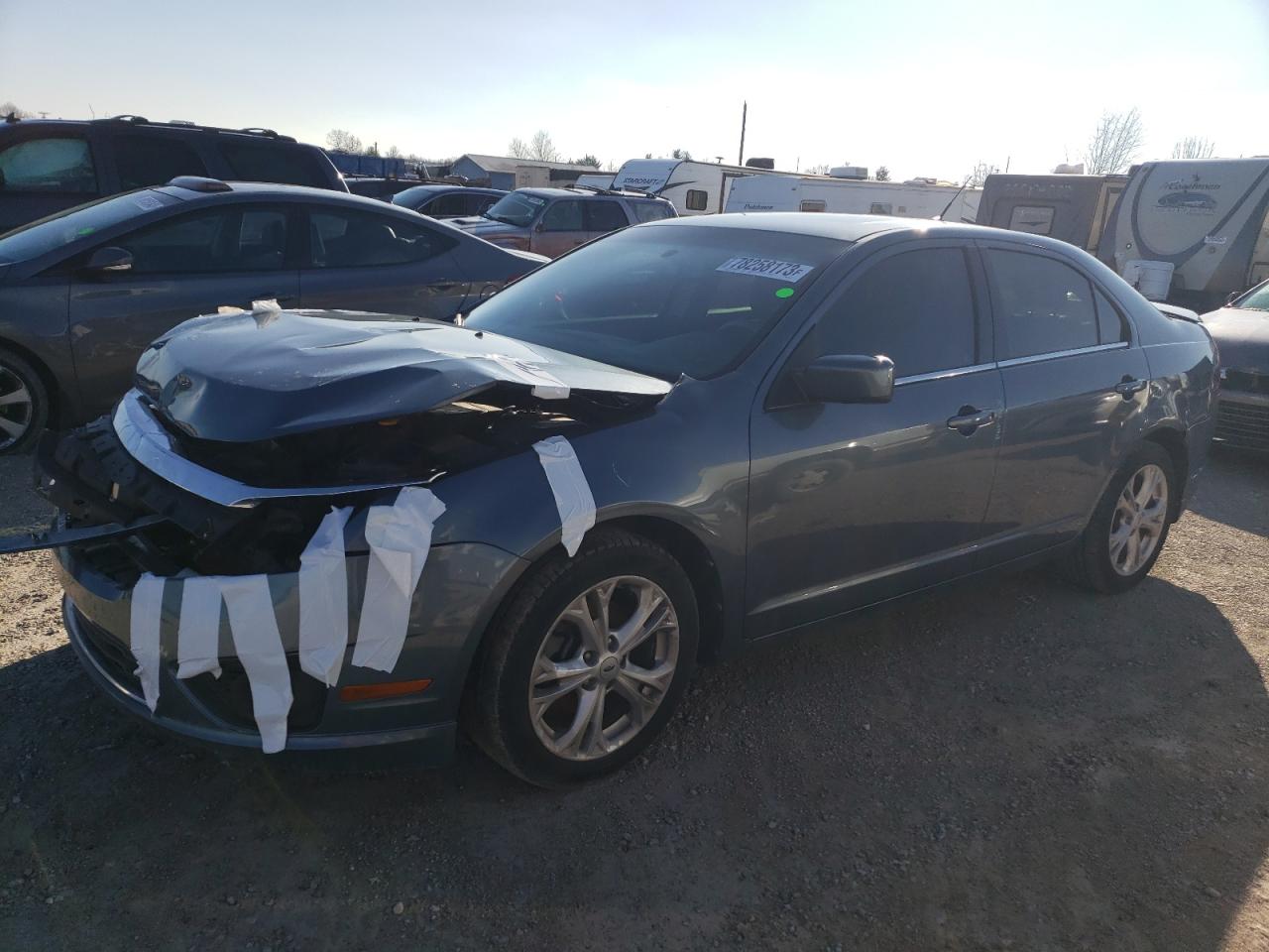 Image 1 of 2012 FORD FUSION SE 2012 with VIN 3FAHP0HA5CR107132