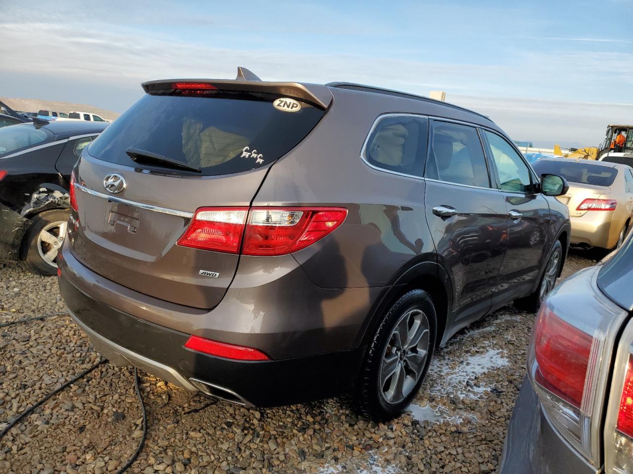 Image 3 of 2015 HYUNDAI SANTA FE GLS 2015 with VIN KM8SMDHF8FU093862