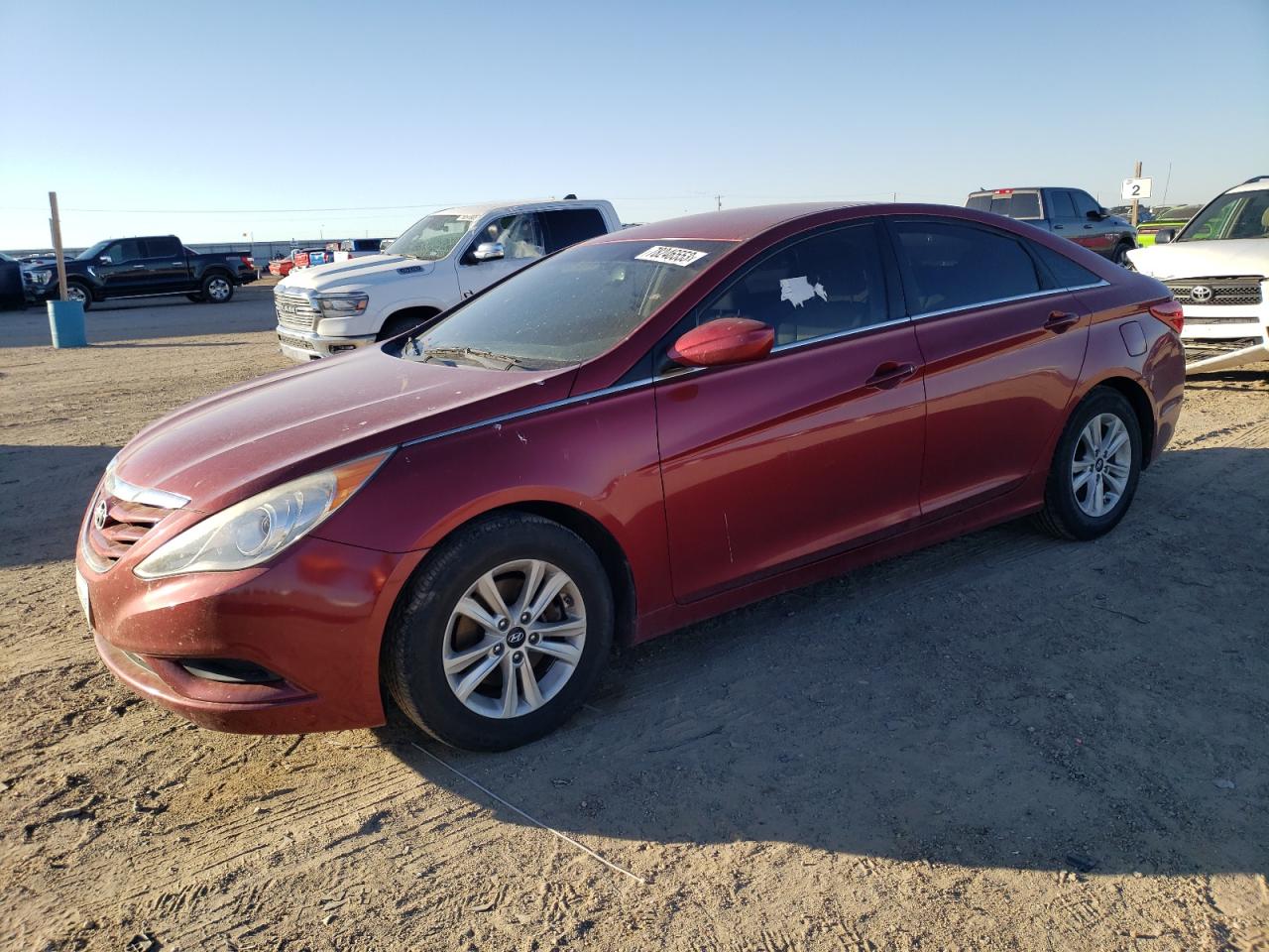 Image 1 of 2012 HYUNDAI SONATA GLS 2012 with VIN 5NPEB4AC6CH399083