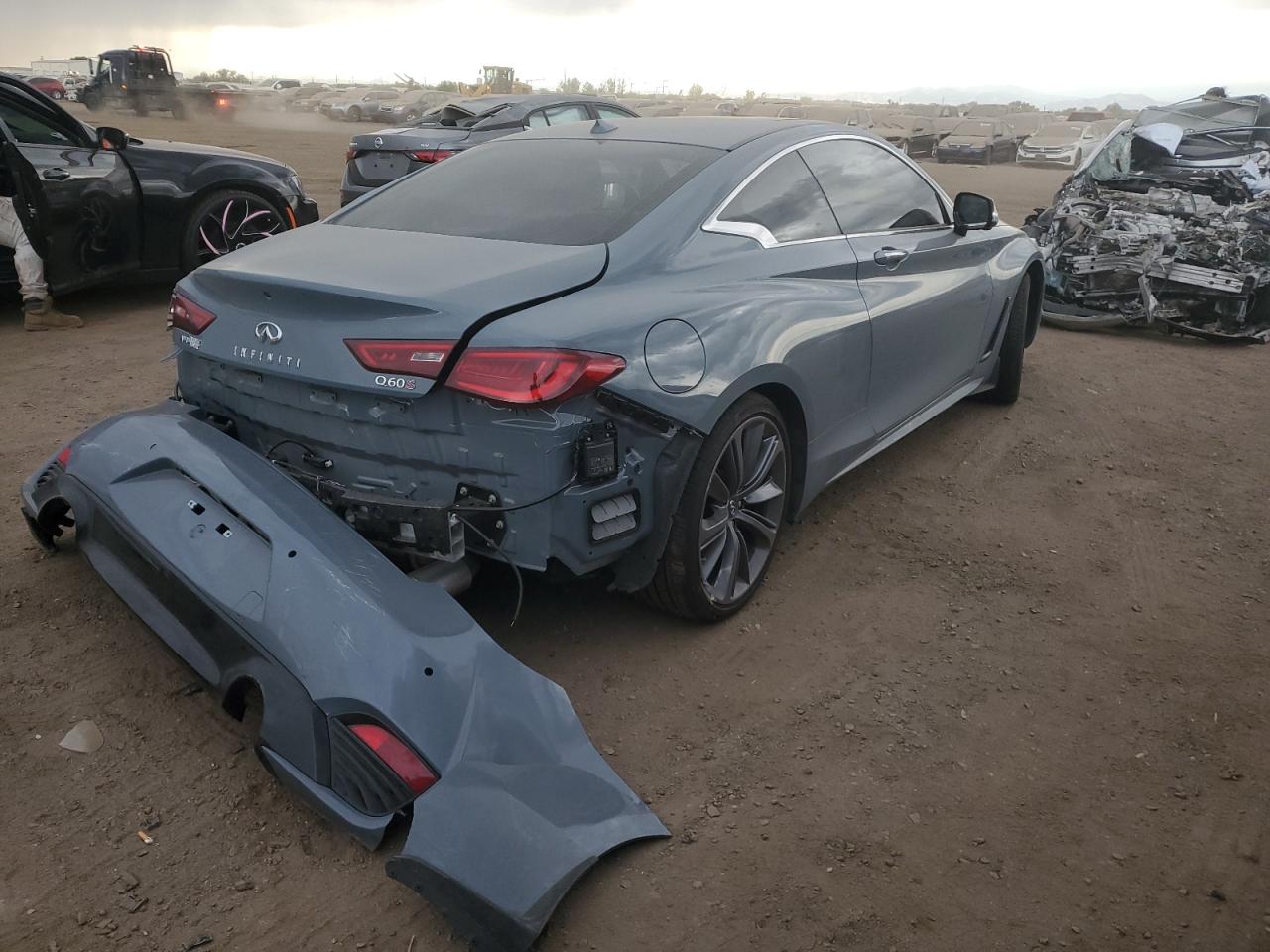 Image 3 of 2022 INFINITI Q60 RED SPORT 400 2022 with VIN JN1FV7LL9NM680994