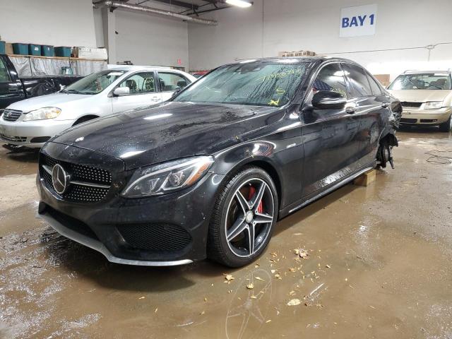 Image 1 of 2016 MERCEDES-BENZ C 450 4MATIC AMG 2016 with VIN 55SWF6EB3GU116308