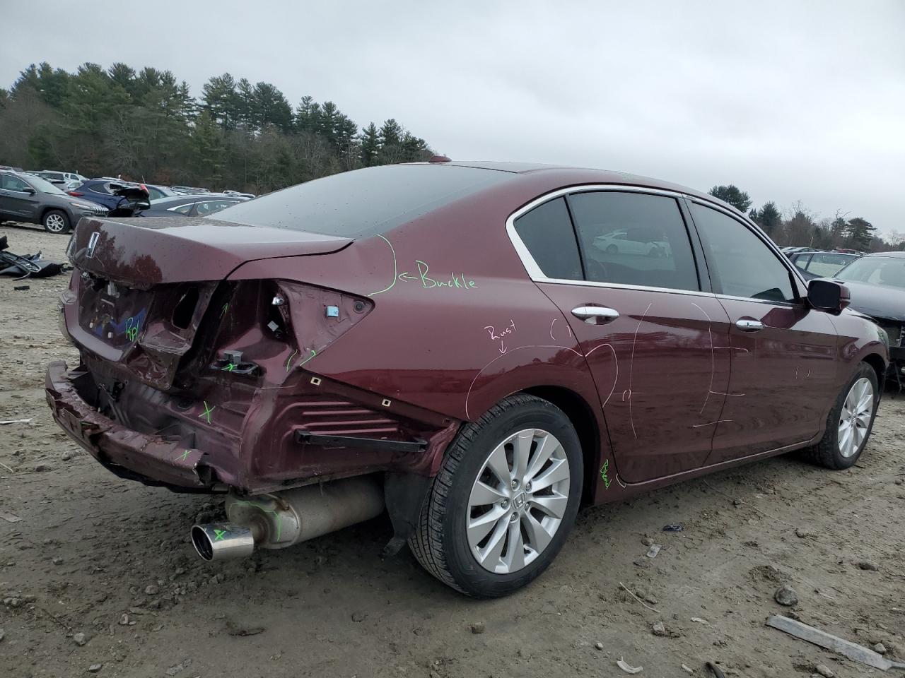Image 3 of 2015 HONDA ACCORD EXL 2015 with VIN 1HGCR2F84FA265374