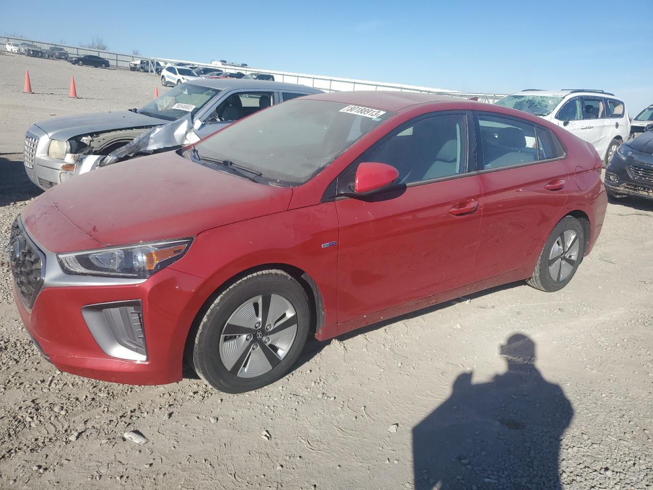 Image 1 of 2020 HYUNDAI IONIQ BLUE 2020 with VIN KMHC65LC8LU200891