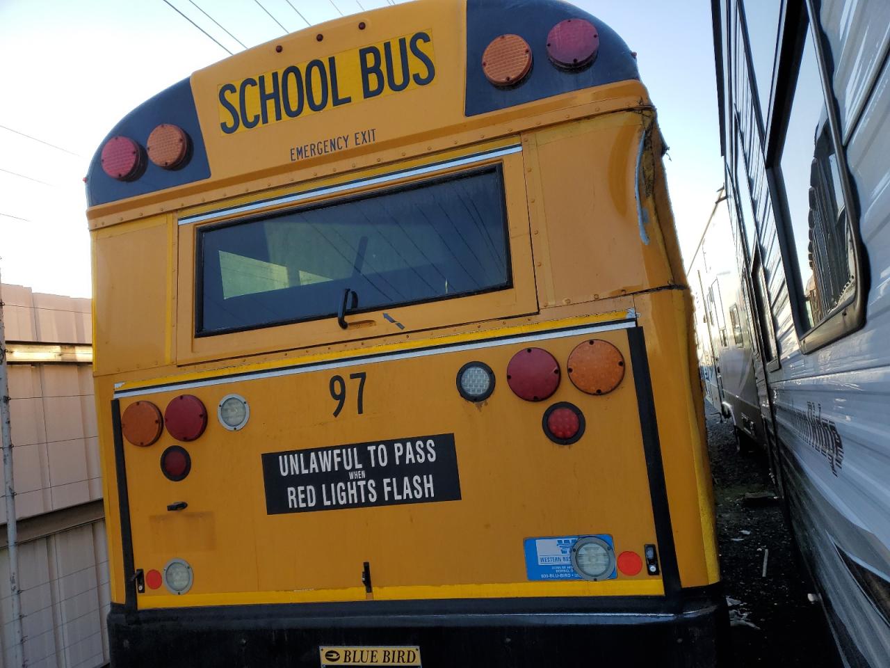 Image 3 of 2016 BLUE BIRD SCHOOL BUS / TRANSIT BUS  2016 with VIN 1BABNBPA5GF320839