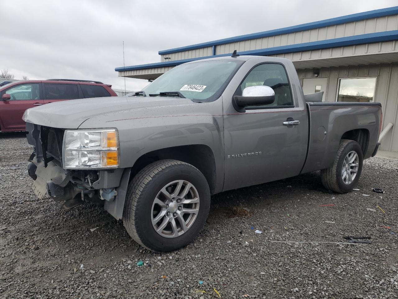 Image 1 of 2007 CHEVROLET SILVERADO C1500 2007 with VIN 1GCEC14C37Z605823