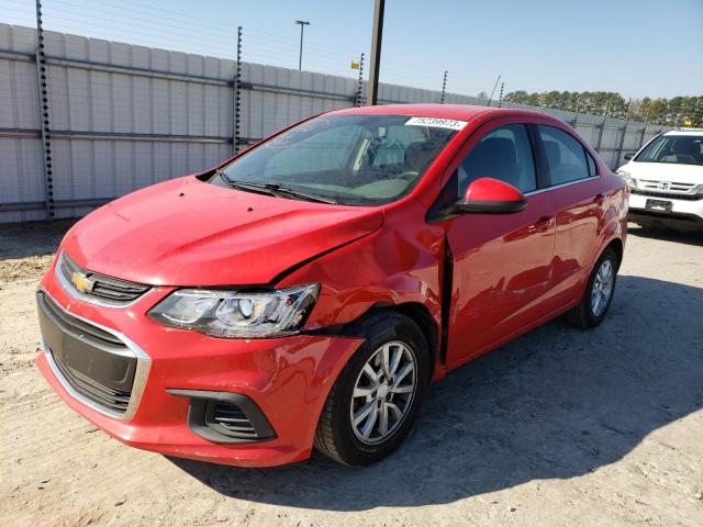 Image 1 of 2017 CHEVROLET SONIC LT 2017 with VIN 1G1JD5SG9H4131246