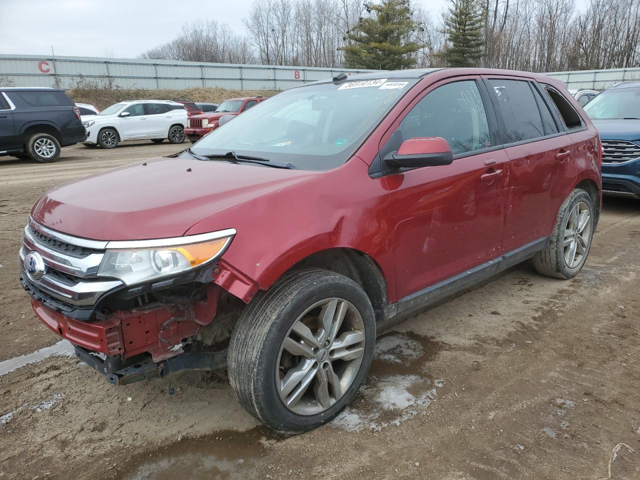 Obraz 1 z 2014 FORD EDGE SEL 2014 z VIN 2FMDK3JC2EBA42645