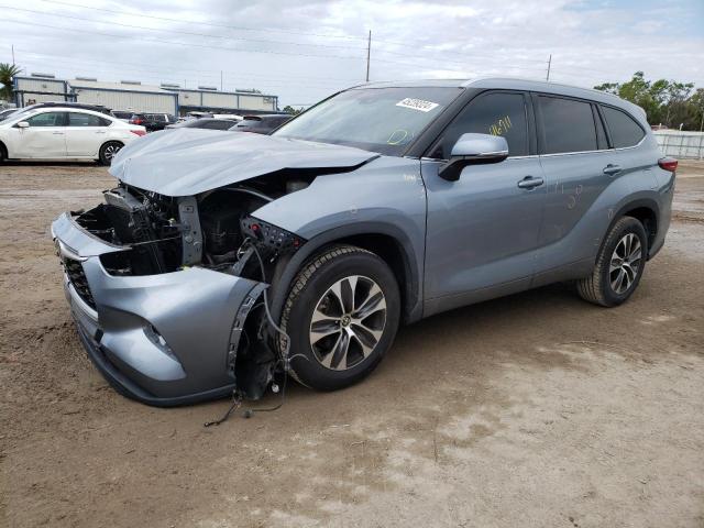 Image 1 of 2020 TOYOTA HIGHLANDER XLE 2020 with VIN 5TDGZRAH2LS016621