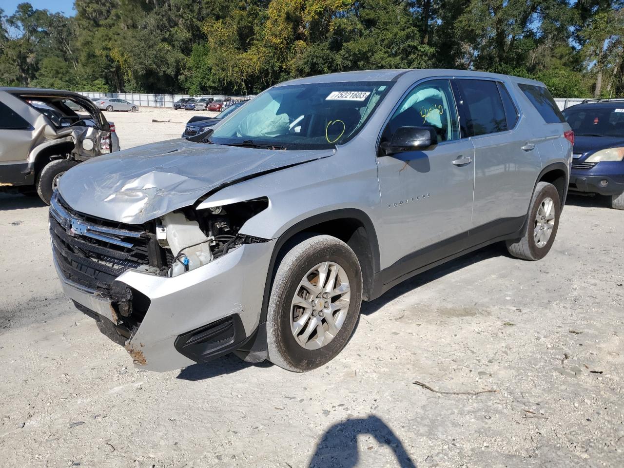Image 1 of 2019 CHEVROLET TRAVERSE LS 2019 with VIN 1GNERFKW7KJ296767