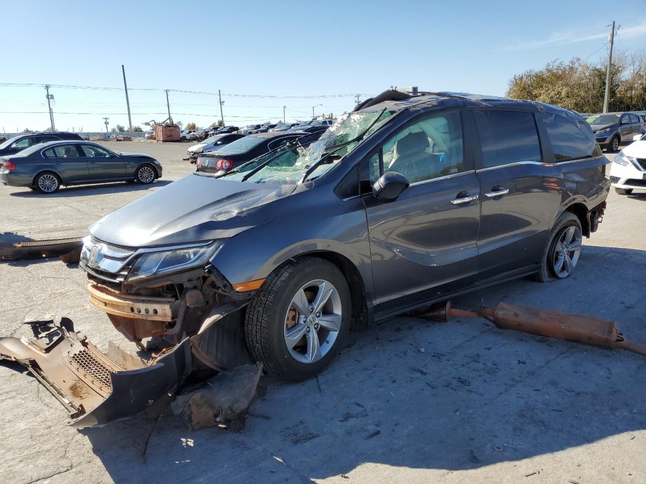 Изображение 1 2018 HONDA ODYSSEY EXL 2018 с VIN 5FNRL6H7XJB061331