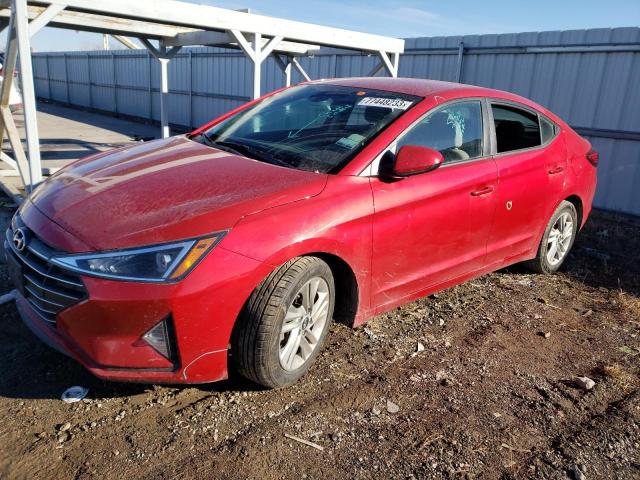 Image 1 of 2020 HYUNDAI ELANTRA SEL 2020 with VIN 5NPD84LF2LH569120