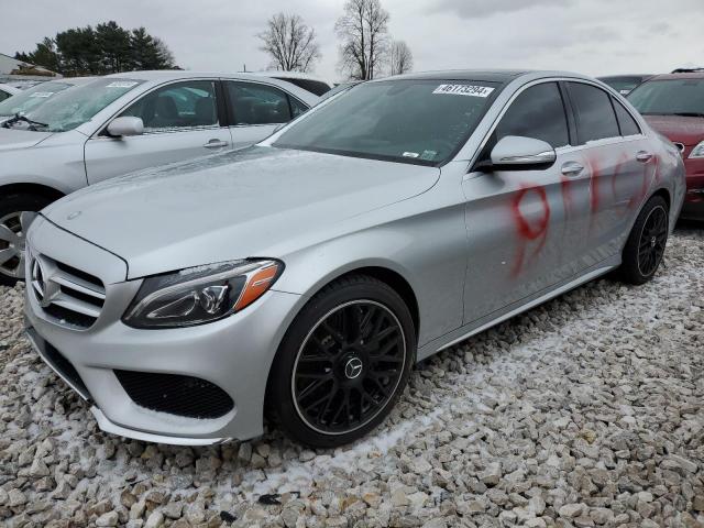 Image 1 of 2015 MERCEDES-BENZ C 300 4MATIC 2015 with VIN 55SWF4KB6FU076894