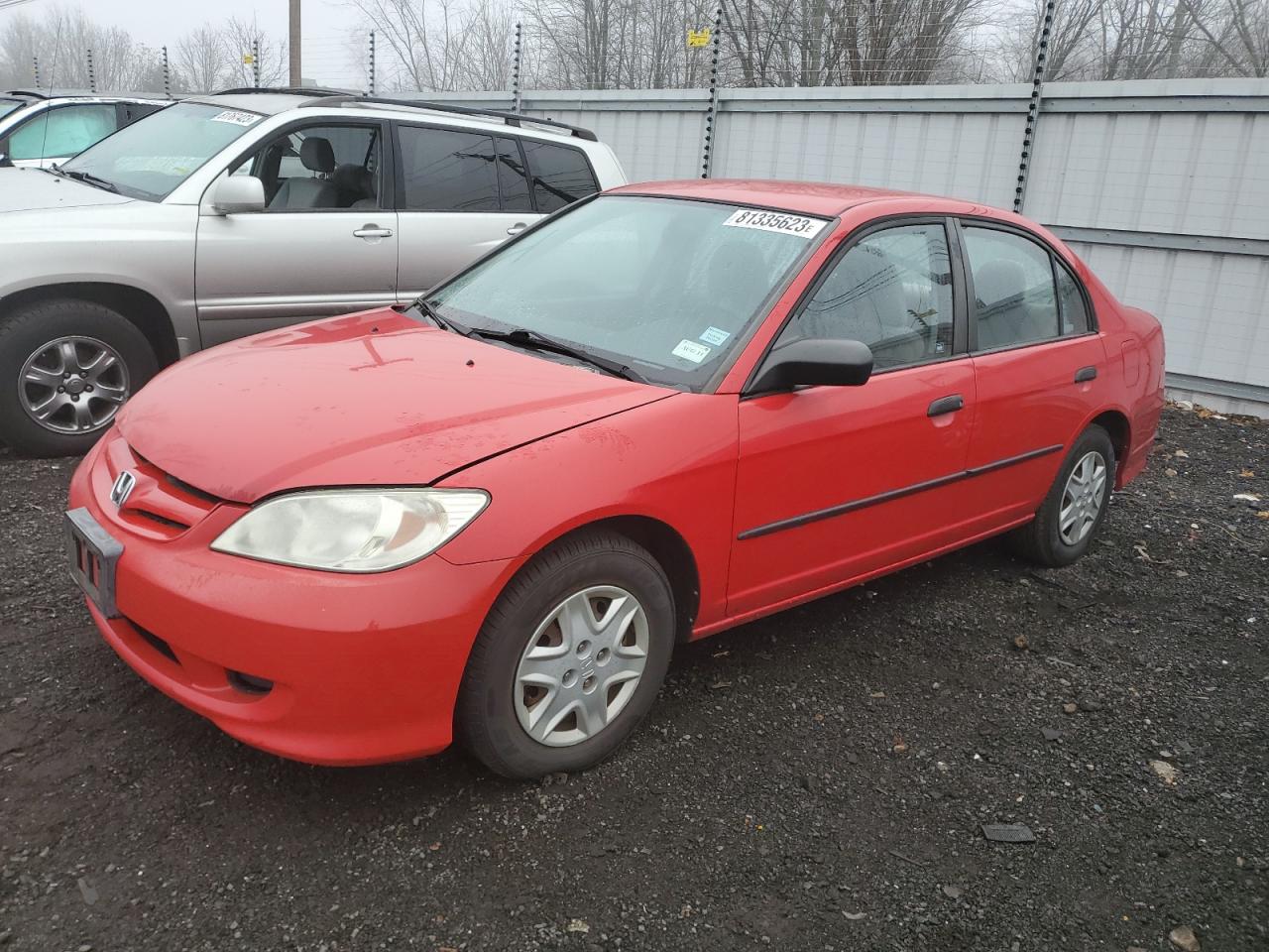 Изображение 1 2005 HONDA CIVIC DX VP 2005 с VIN 1HGES16305L020182