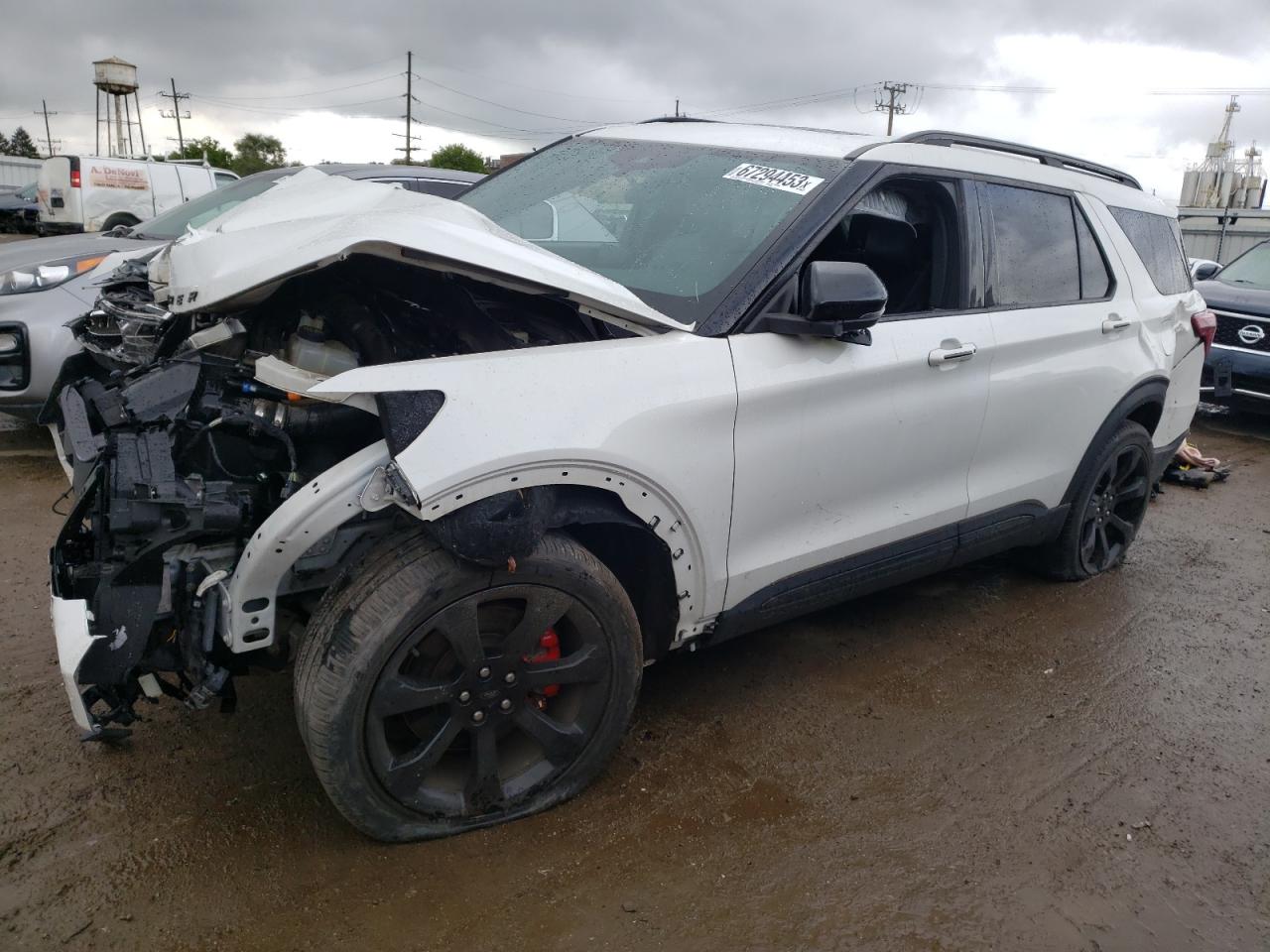 Изображение 1 2020 FORD EXPLORER ST 2020 с VIN 1FM5K8GC1LGA09909