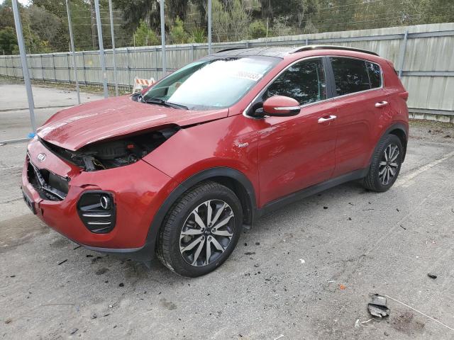 Image 1 of 2018 KIA SPORTAGE EX 2018 with VIN KNDPNCAC2J7446931