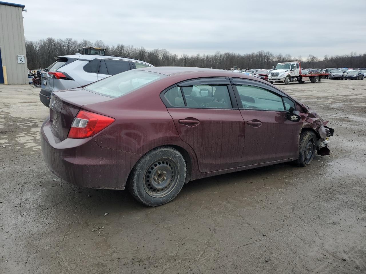 Image 3 of 2012 HONDA CIVIC LX 2012 with VIN 2HGFB2F53CH580042